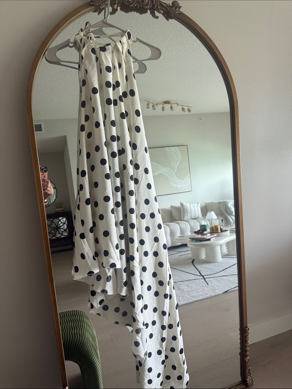 Polka Dot White and Black dress
